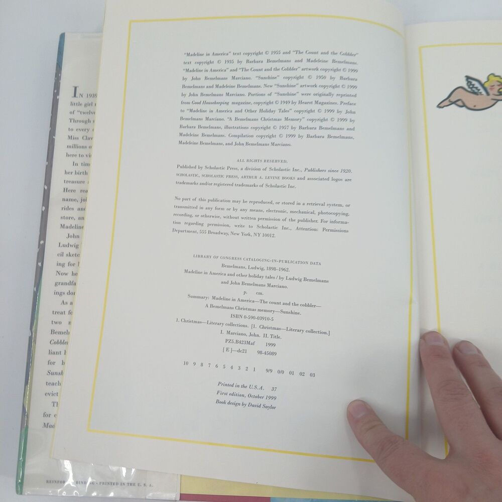 Madeline in America and Other Holiday Tales Hardcover Book Ludwig Bemelmans - Picture 5 of 10